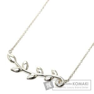 Tiffany Co Olive Leaf Necklace Silver